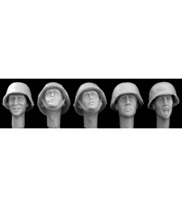 WEARING WW2 GERMAN HELMET/SS CAMO