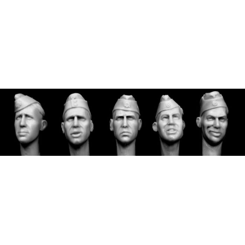 HEADS WEARING GERMAN SIDECAPS