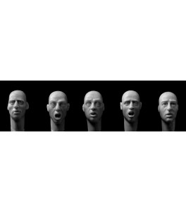 CABEZAS CON EXPRESION DE SORPRESA ETC.. 1/35