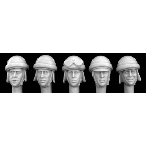 CABEZAS ITALIANAS WW2 MOTOCICLISTA