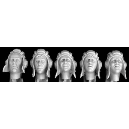 SOVIET STYLE POSTWAR TANK CREW HELMETS 1/35