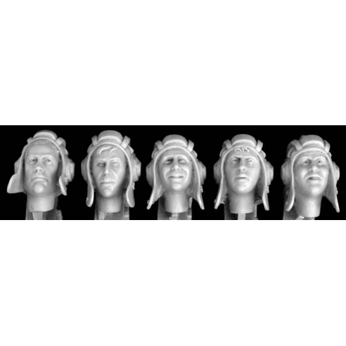 SOVIET STYLE POSTWAR TANK CREW HELMETS 1/35