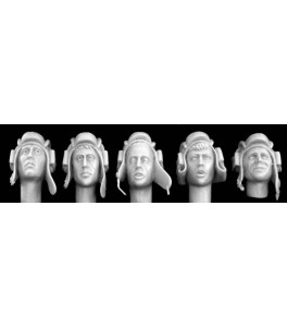 SOVIET WW2 SOFT TANKER HELMETS