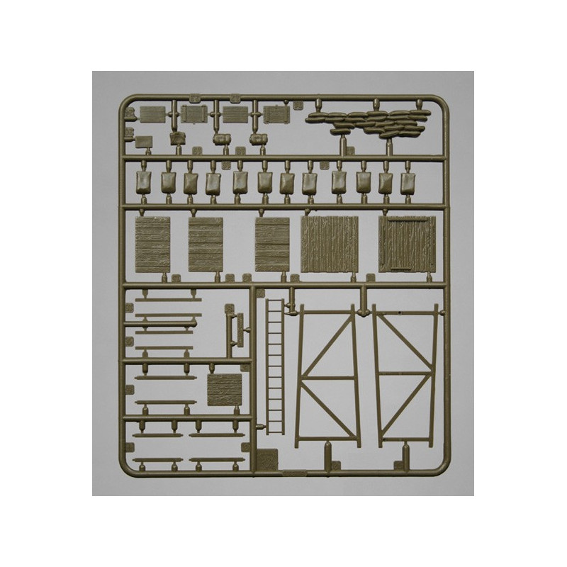 SET DE CONSTRUCCIONES PARA CAMPO DE BATALLA 1/72