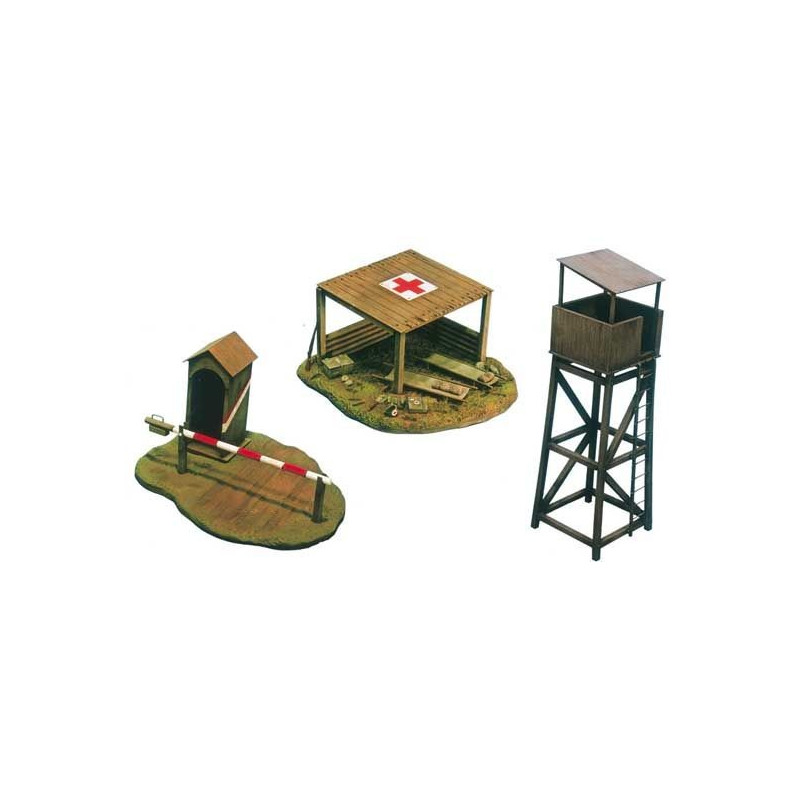 SET DE CONSTRUCCIONES PARA CAMPO DE BATALLA 1/72