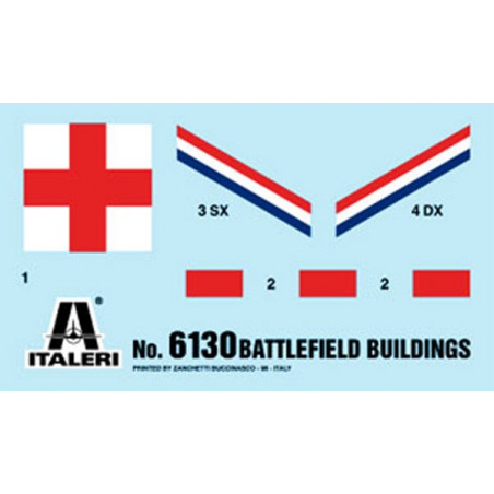 SET DE CONSTRUCCIONES PARA CAMPO DE BATALLA 1/72