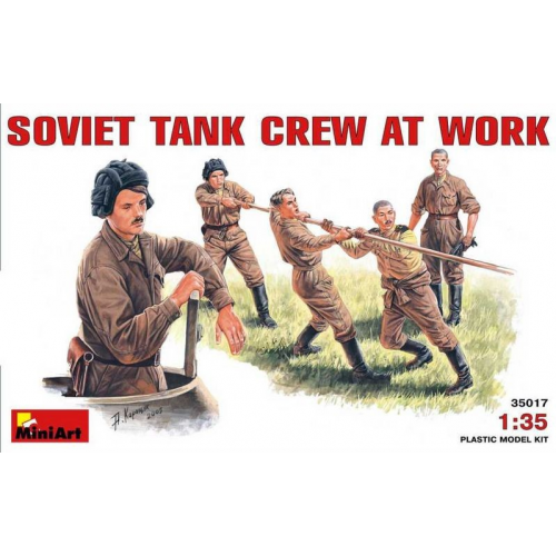 SOVIET TANK CREW AT WORK 1/35 MINIART