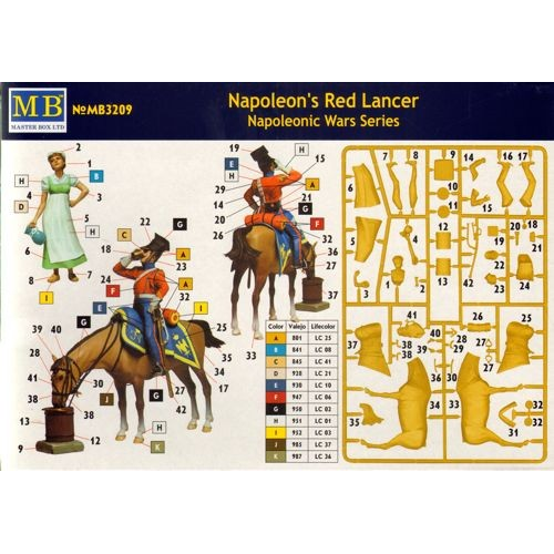 Napoleons Red Lancer, Napoleonic Wars Series 1/32