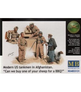 Modern US Tankmen in Afghanistan 'Sheep for the BBQ?' 1/35