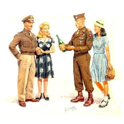 EUROPA, 1945 (4 FIGURAS) 1/35 MB