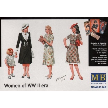 Women of WWII Era 1/35
