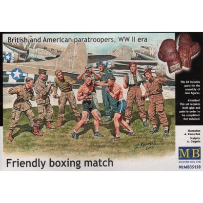 British and American Paratroopers 'Friendly Boxing Match' 1/35