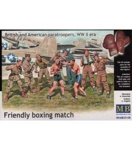British and American Paratroopers 'Friendly Boxing Match' 1/35