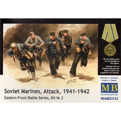 Soviet Marines, Attack, 1941-1942. Eastern Front Battle Series 1/35