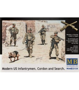 Modern US Infantrymen 'Cordon and Search' 1/35