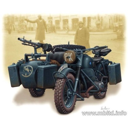German motorcycle, WWII 1/35