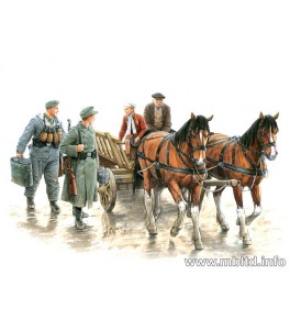 CARRETA CON REFUGIADOS 1/35