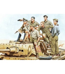Rommel and German Tank Crew, DAK, WW II 1/35