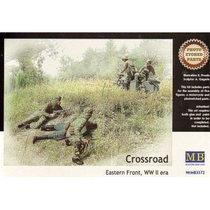 Crossroads (Includes 5 figures and Motorcycle) 1/35