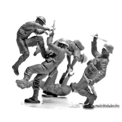 Cuerpo a cuerpo británicos y alemanes en África. 1/35 2