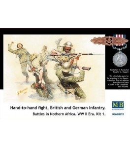 Cuerpo a cuerpo británicos y alemanes en África. 1/35