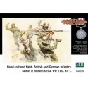 Cuerpo a cuerpo británicos y alemanes en África. 1/35