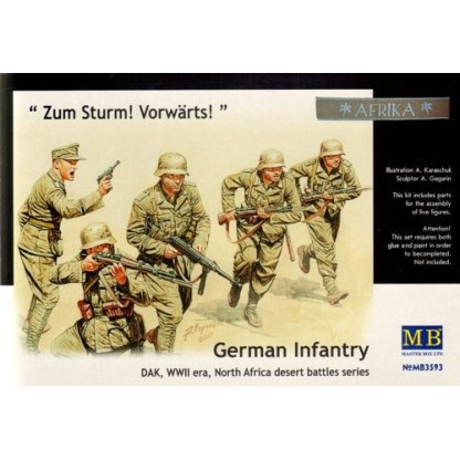 German (WWII) Infantry, DAK WWII, North Africa 1/35