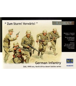 German (WWII) Infantry, DAK WWII, North Africa 1/35