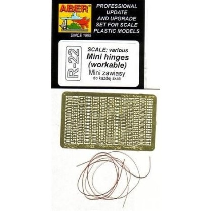 BISAGRAS MINI FUNCIONALES 1/35 ABER