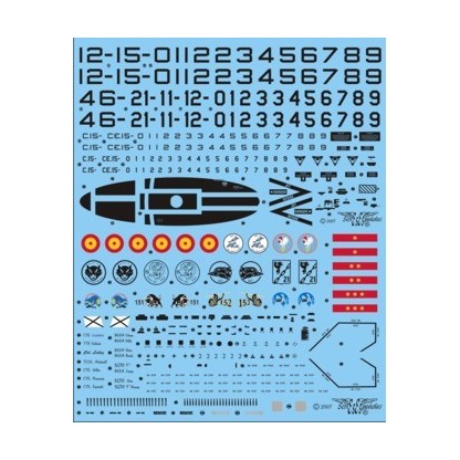 CALCAS EF-18 A/B 1/48 SERIES ESPAÑOLAS