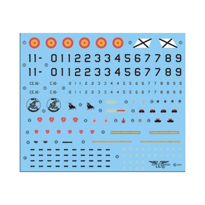 CALCAS EF-2000 TYPHON ESPAÑA 1/48