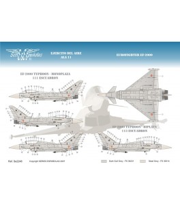 CALCAS EF-2000 TYPHOON- 1/72 ESPAÑA