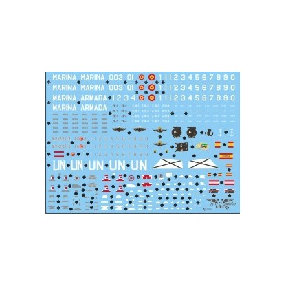 CALCA AB-204 y AB-212 1/48 ARMADA Y MARINA ESPAÑA