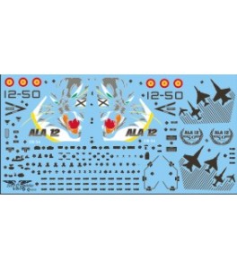 CALCA EF-18 A -50 ANIVERSARIO ALA 12 1/72