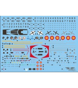 CALCA MIRAGE F-1 ALAS 11/14 462 ESC. 1/72