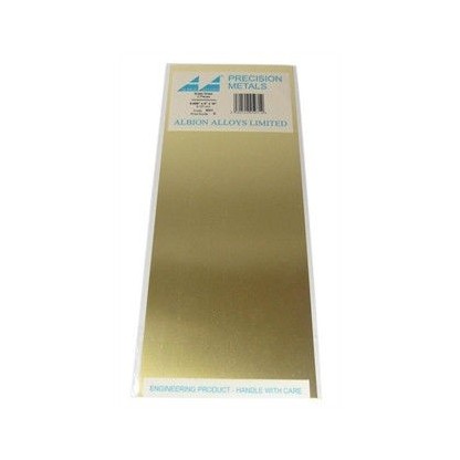 PLANCHA DE LATÓN DE 0,12X100X250MM. 2 PIEZAS