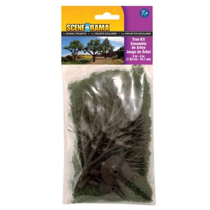 3 ARBOLES EN KIT 10.1CTMS. VERDE OSCURO