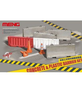Concrete and Plastic barriers 1/35