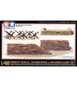 BRICK WALL,SAND BAG BARRICADE 1/48