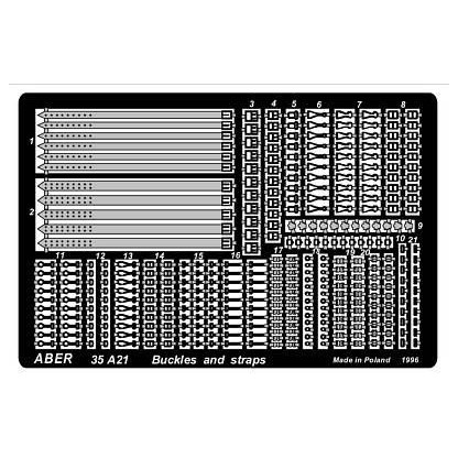 HEBILLAS Y CORREAS 1/35 ABER