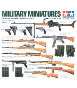 ARMAS SET ALEMANAS 1/35 TAMIYA