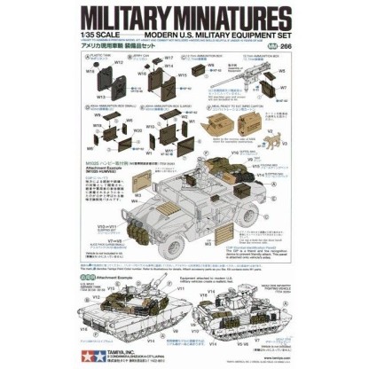 EQUIPAMIENTO MODERNO U.S. 1/35 TAMIYA