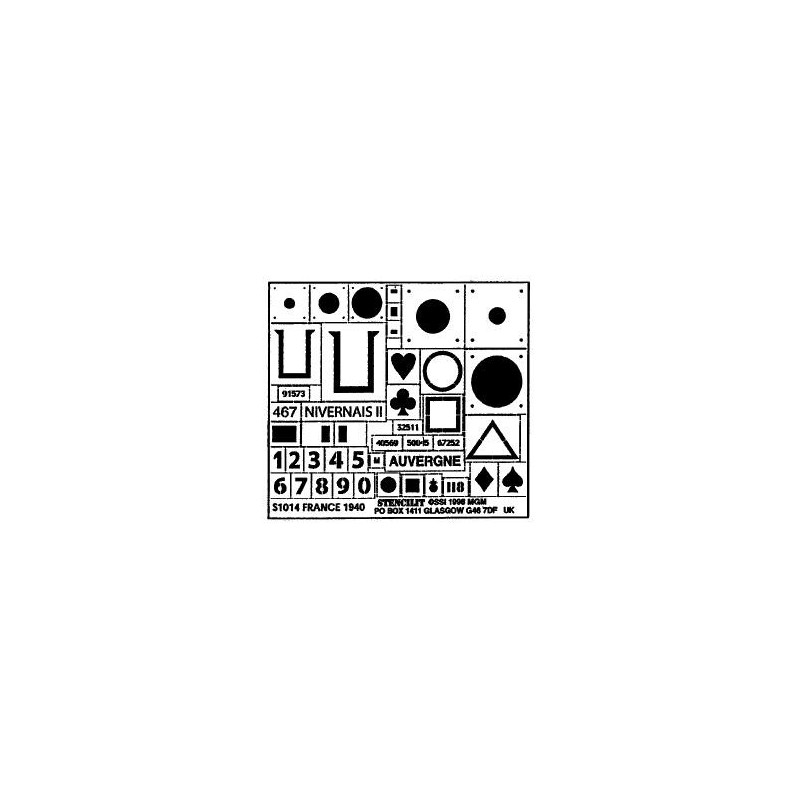 MARCAS FRANCESAS 1940 WWII 1/35