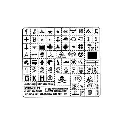 MARCAS PANZER GRENADIER 1/35 WW2