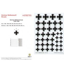 Luftwaffe/German National Insignia. Black cross with white and blac...