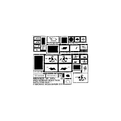 Heavy tank battalions-nº-1 german WW2 1/35
