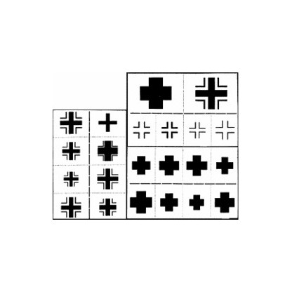 German Luftwaffe Crosses 1/72