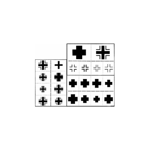 German Luftwaffe Crosses 1/72