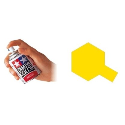 CHROME YELLOW TAMIYA SPRAY 100 ML.