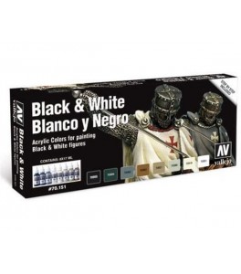 Model Color SET 17ml - Blancos y Negros